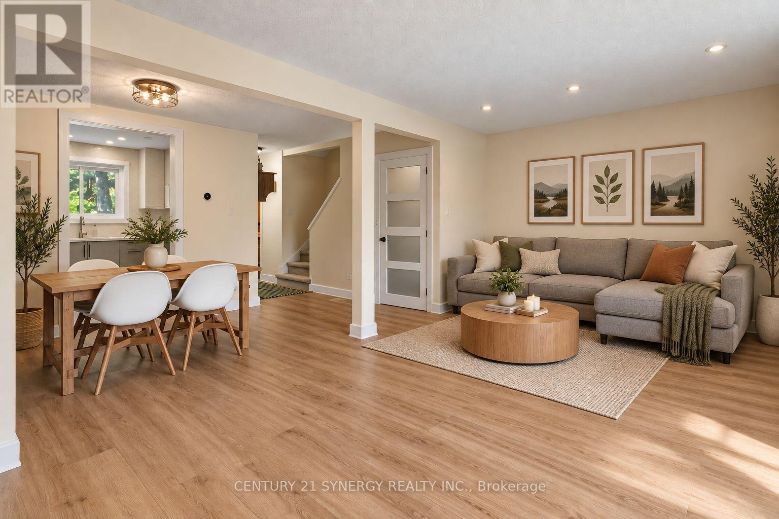 Dining room / living room - virtually staged - 6170 Brookside Lane, Ottawa, ON