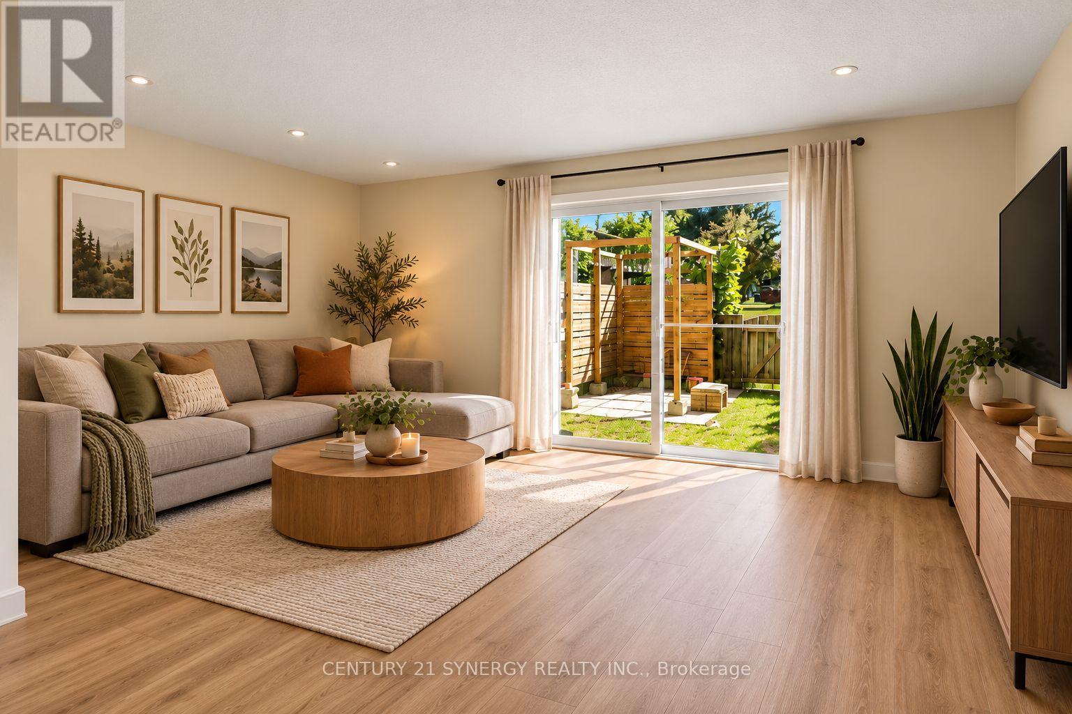 Living room - virtually staged - 6170 Brookside Lane, Ottawa, ON