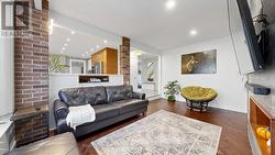 Cozy Living Room with Accent Wall -