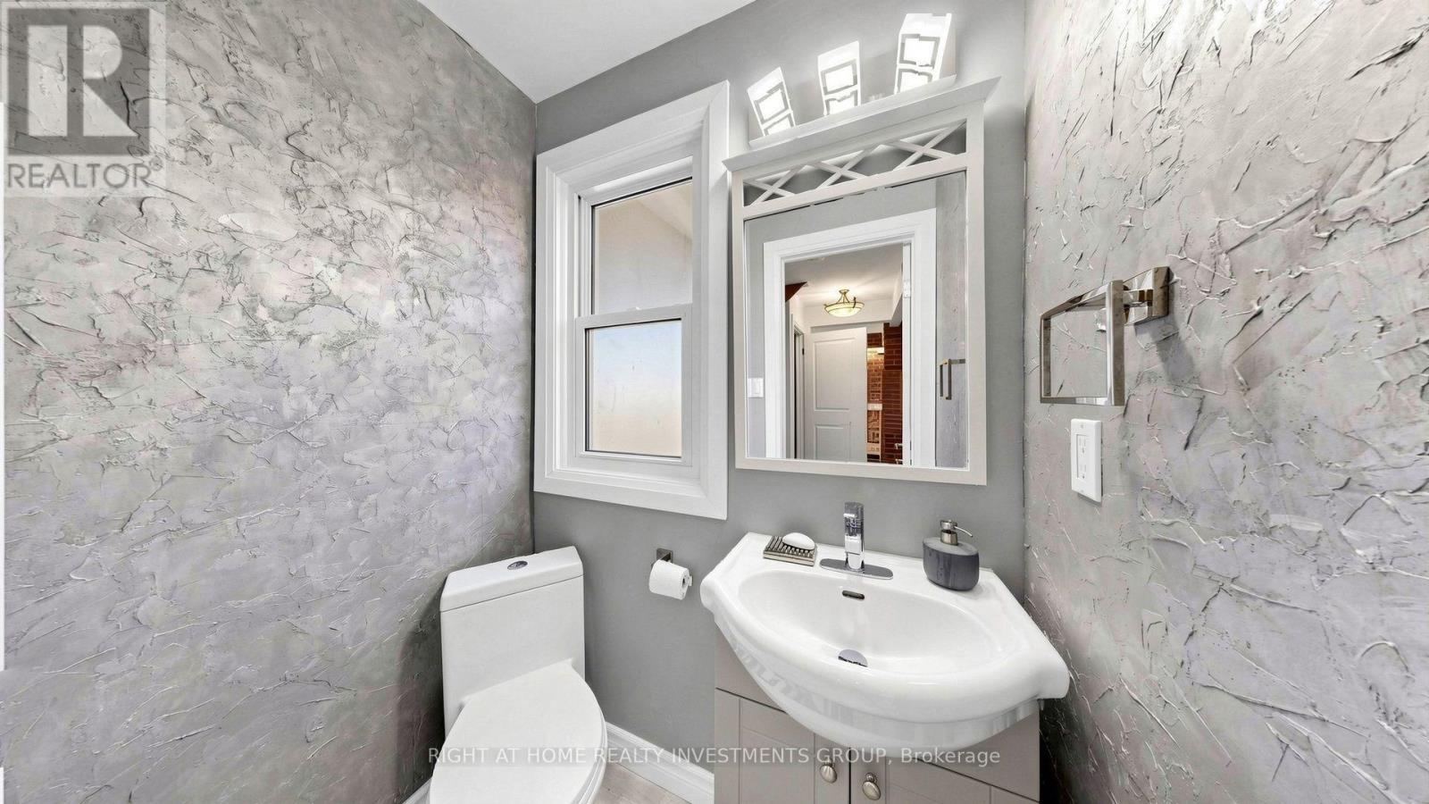 Renovated Powder Room - 86 Burling Place, Newmarket, ON