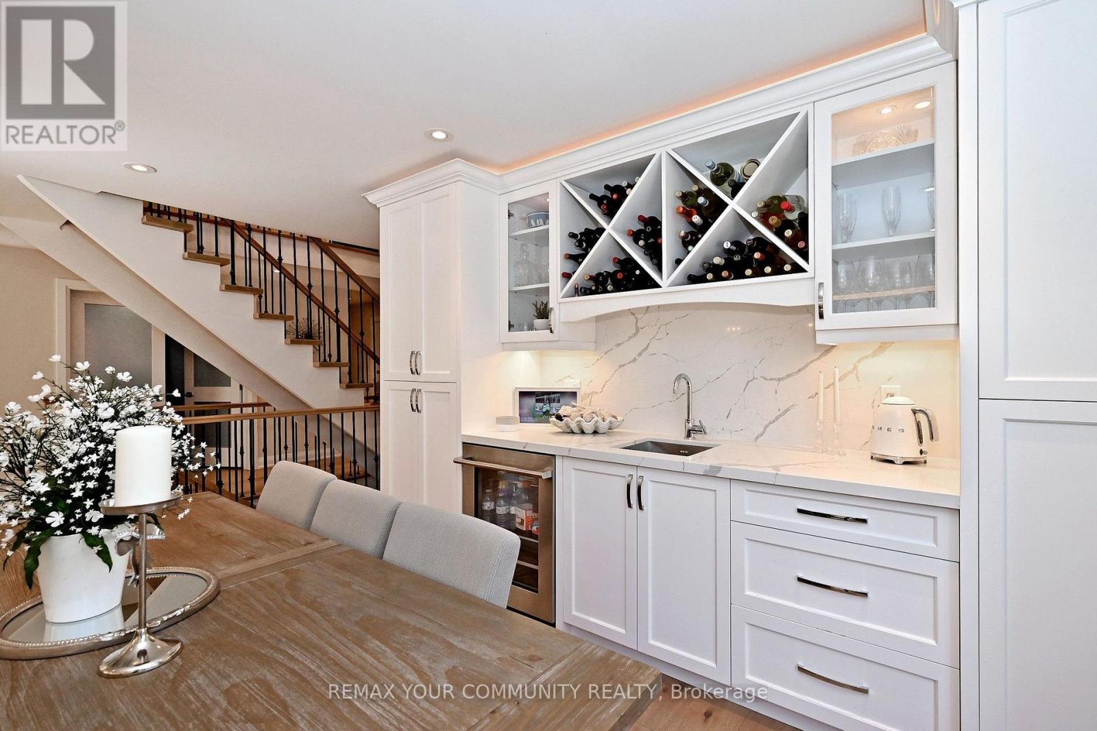 Coffee/Bar - Storage-WineRack-Sink-Wine Fridge - 1530 Canada Court, Oakville, ON
