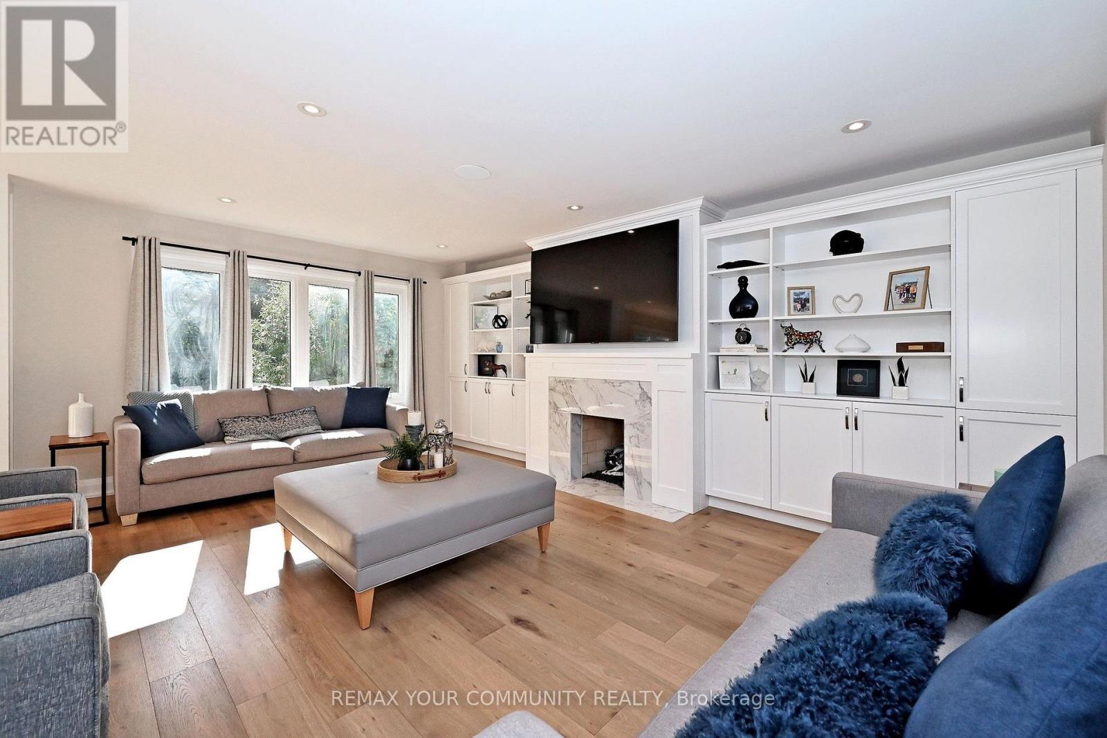 Built-in Bookshelves and Cupboards for Storage - 1530 Canada Court, Oakville, ON