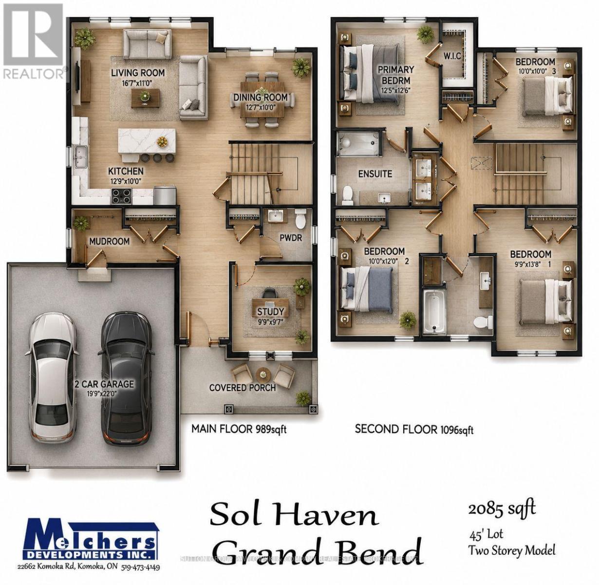 Floor Plan - Lot #27 - 91 Dearing Drive, South Huron (Stephen), ON