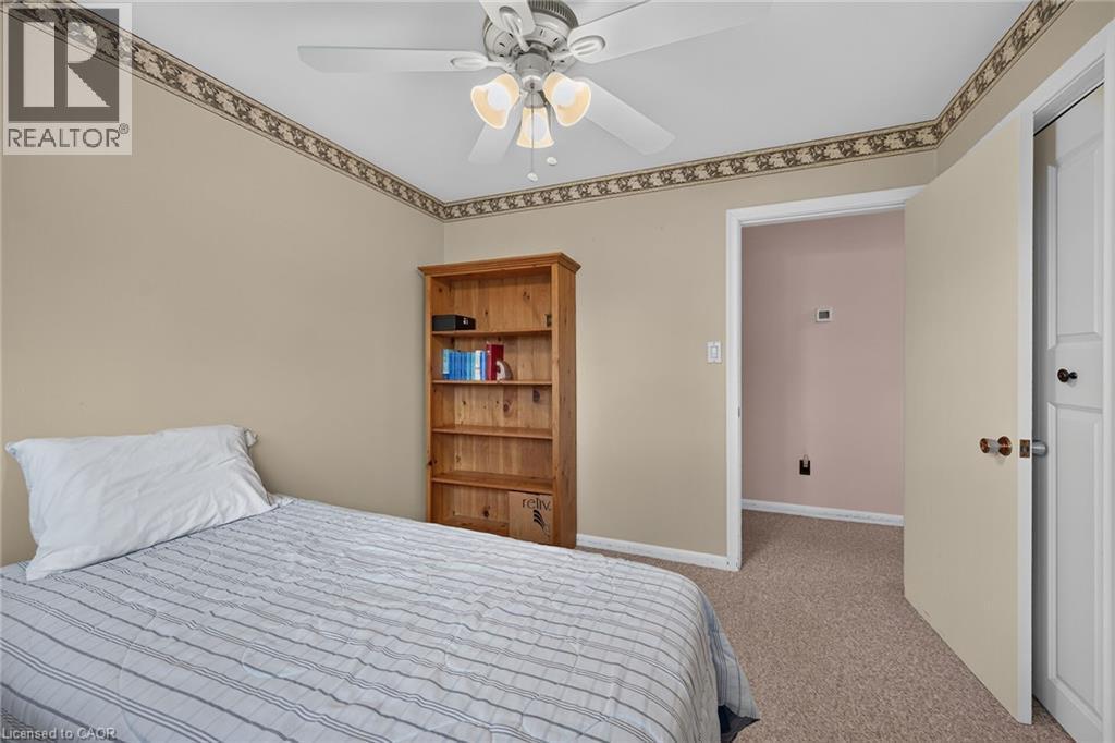 Recessed lighting, ceiling fan, and carpeted flooring - 799 Highway 6, Caledonia, ON