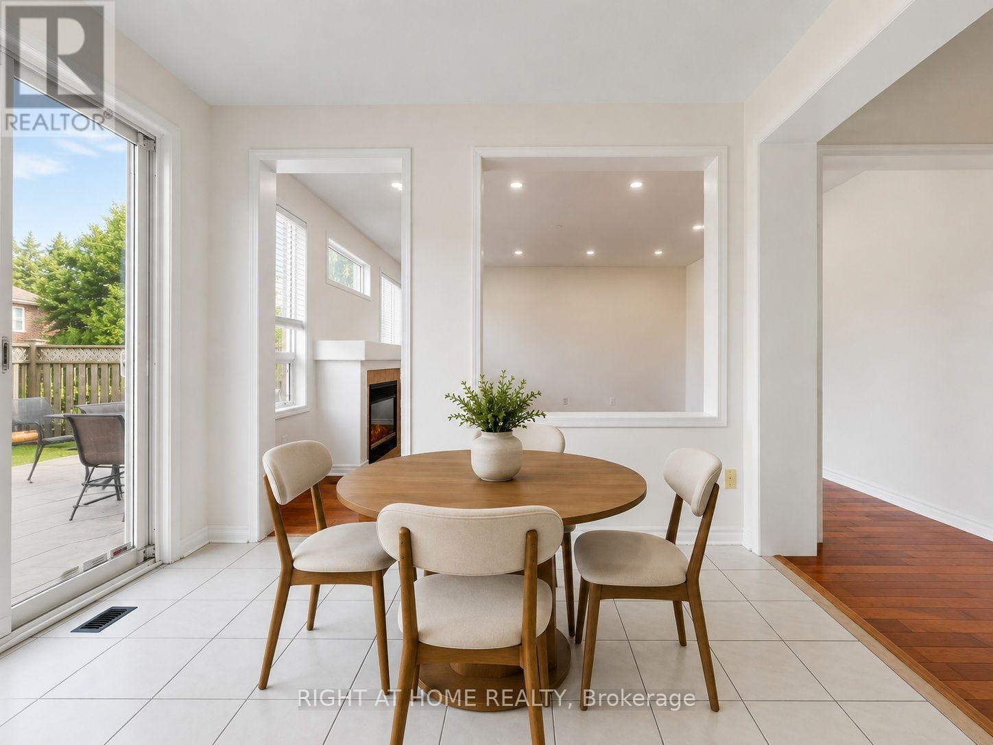 breakfast area virtually staged - 5817 Whitehorn Avenue, Mississauga, ON