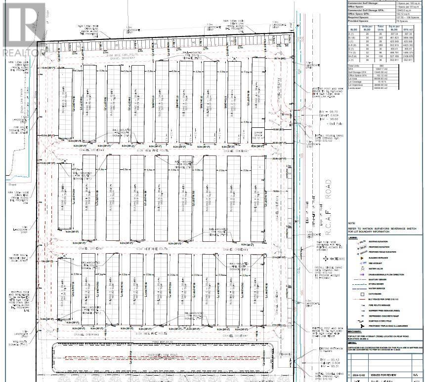 Draft Commercial Self-Storage Site Plan - 461 Rcaf Road, Quinte West (Trenton Ward), ON