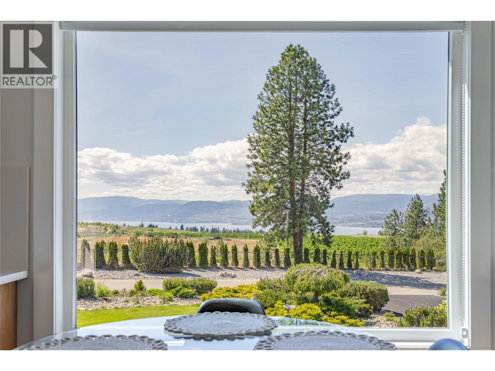 Lake view from the kitchen window - 4325 Takla Road, Kelowna, BC