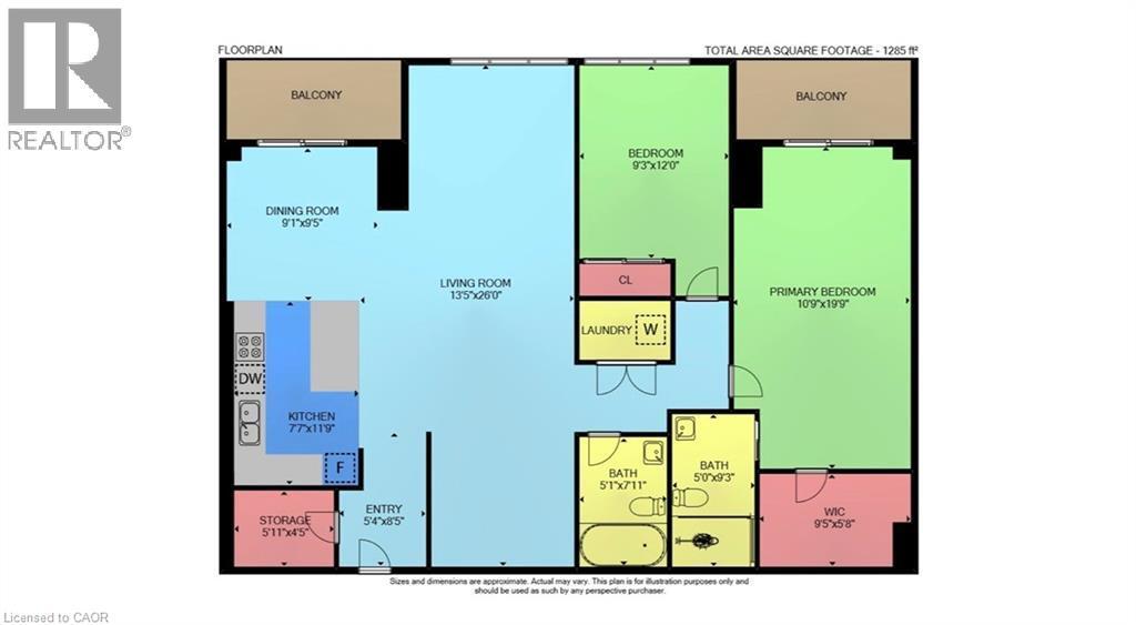 Floor plan - 90 Charlton Avenue W Unit# 804, Hamilton, ON