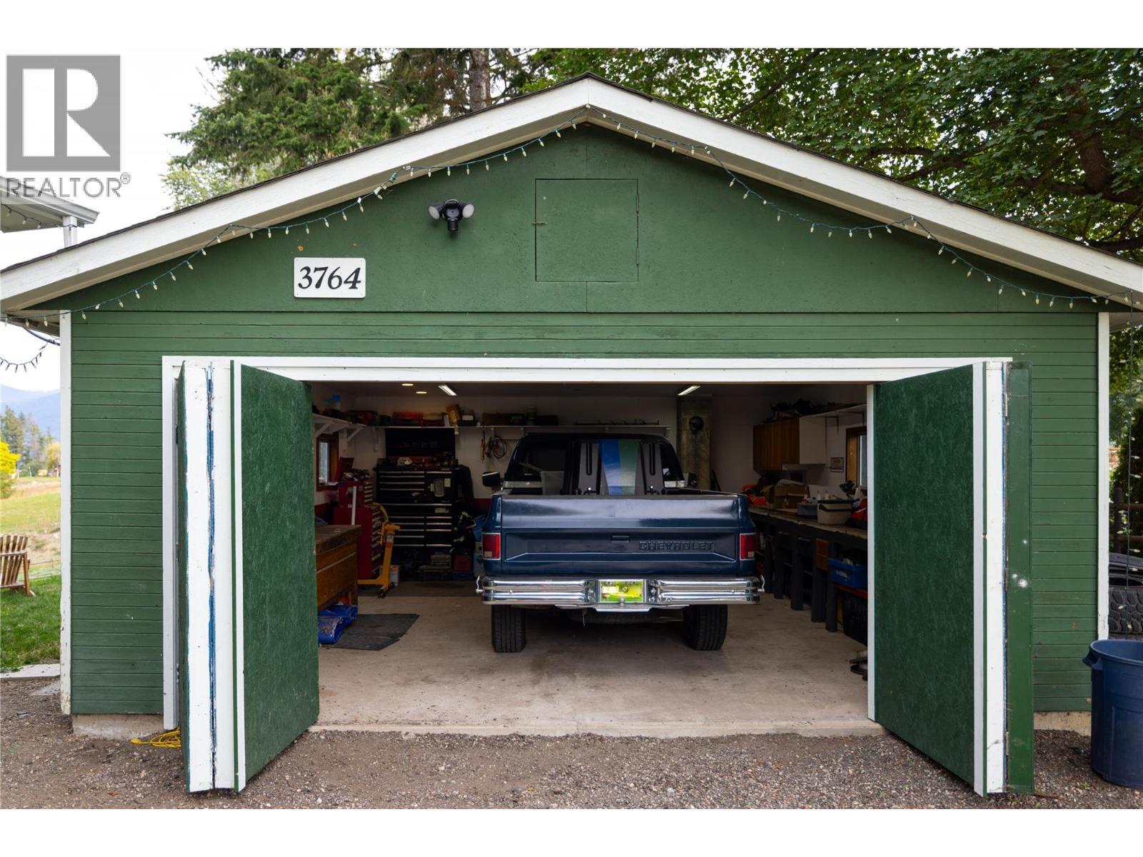 Shop is 20'x24' - 3764 Creamery Road, Armstrong, BC
