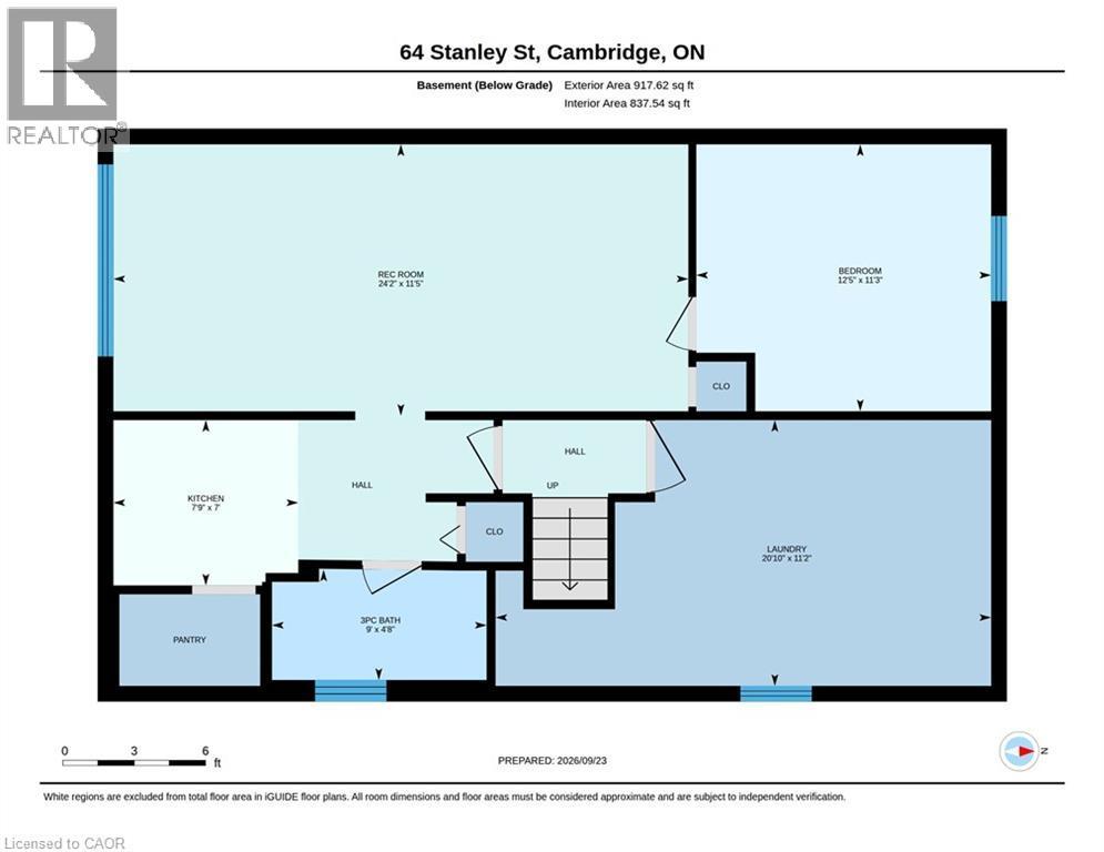 Floor plan - 64 Stanley Street, Cambridge, ON