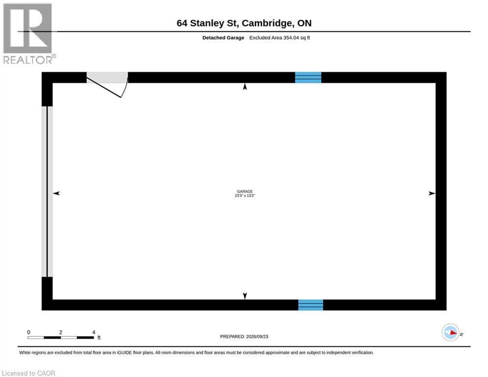 Floor plan - 64 Stanley Street, Cambridge, ON
