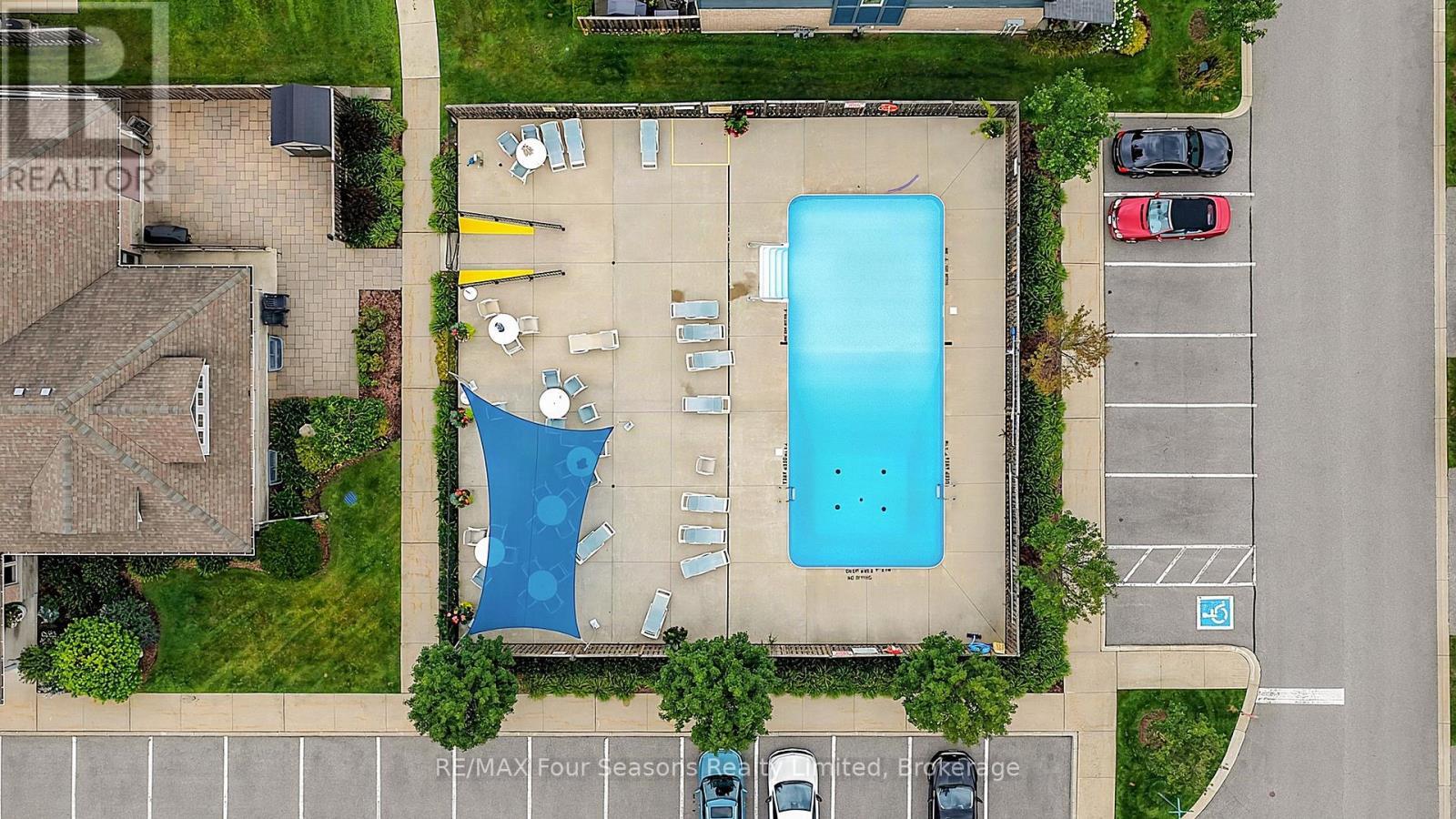 Pool area - 55 Conservation Way, Collingwood, ON
