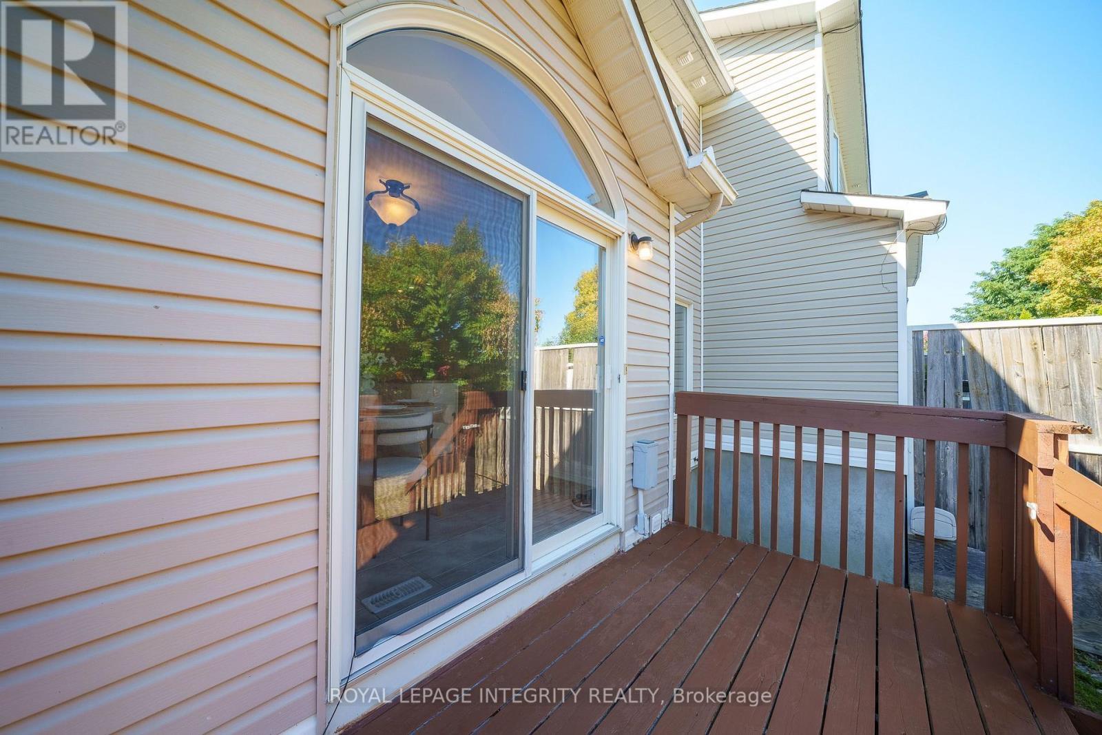 Deck access from breakfast area - 170 Flamborough Way, Ottawa, ON
