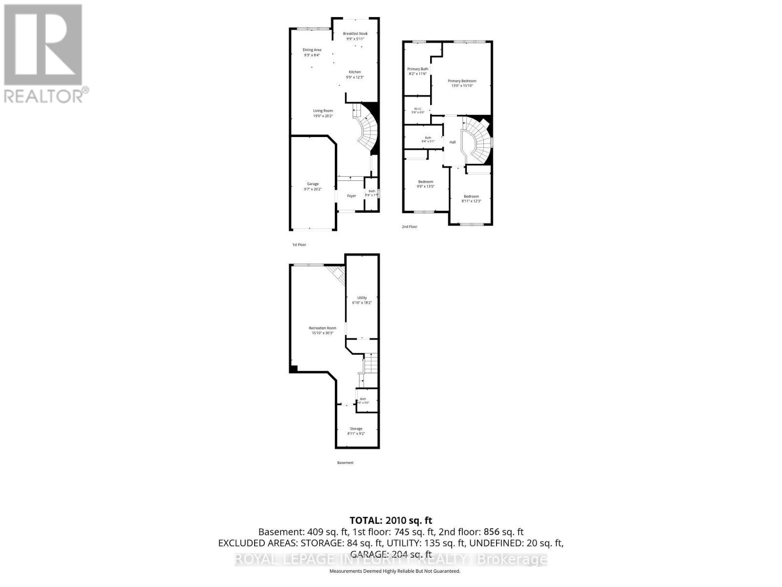 Floor plan - approx. 2,010 sq. ft. - 170 Flamborough Way, Ottawa, ON