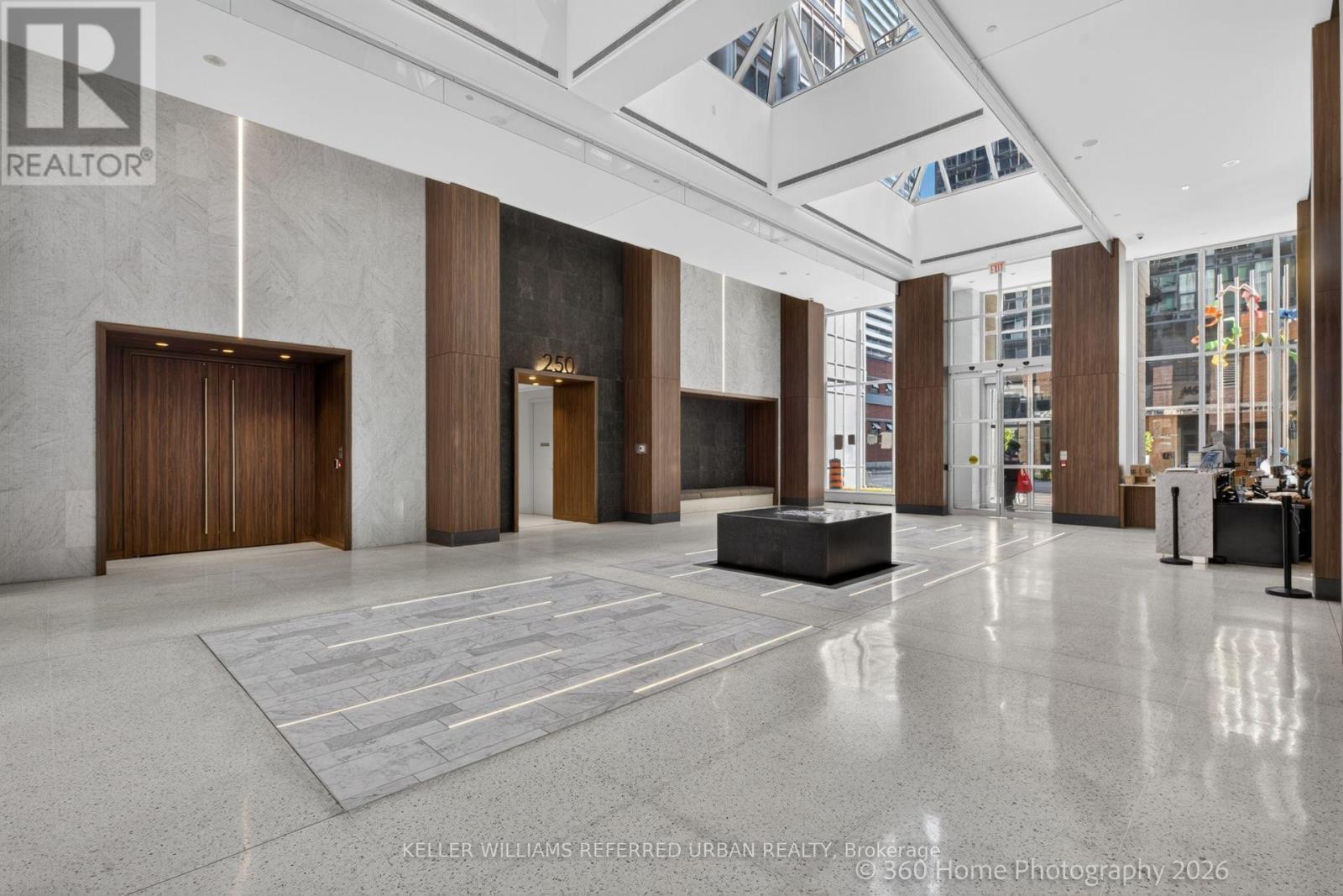 Recently Renovated Lobby - 339 - 250 Wellington Street W, Toronto, ON