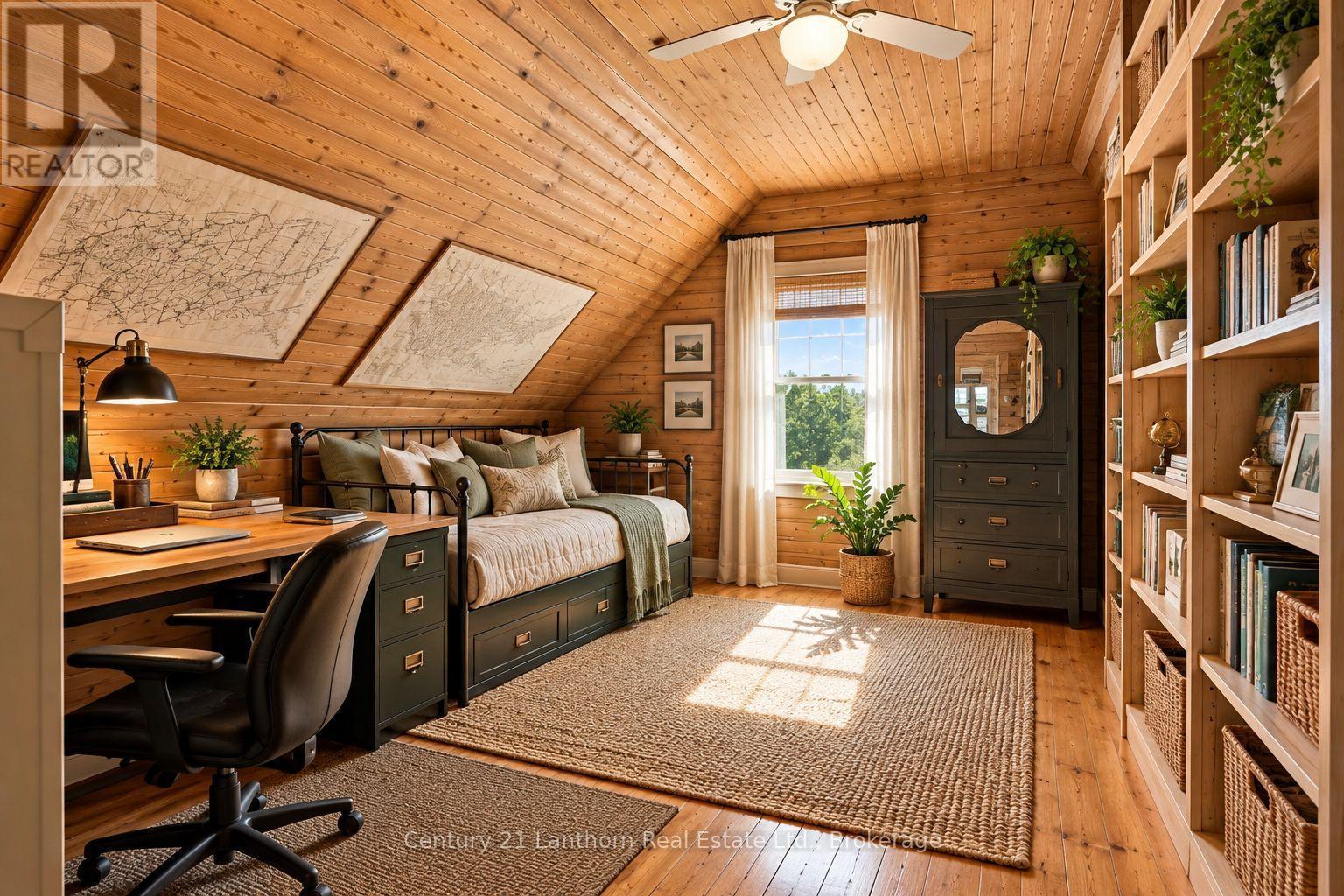 Bedroom 3 virtually staged - 939 Kelly Road, Prince Edward County (Athol Ward), ON