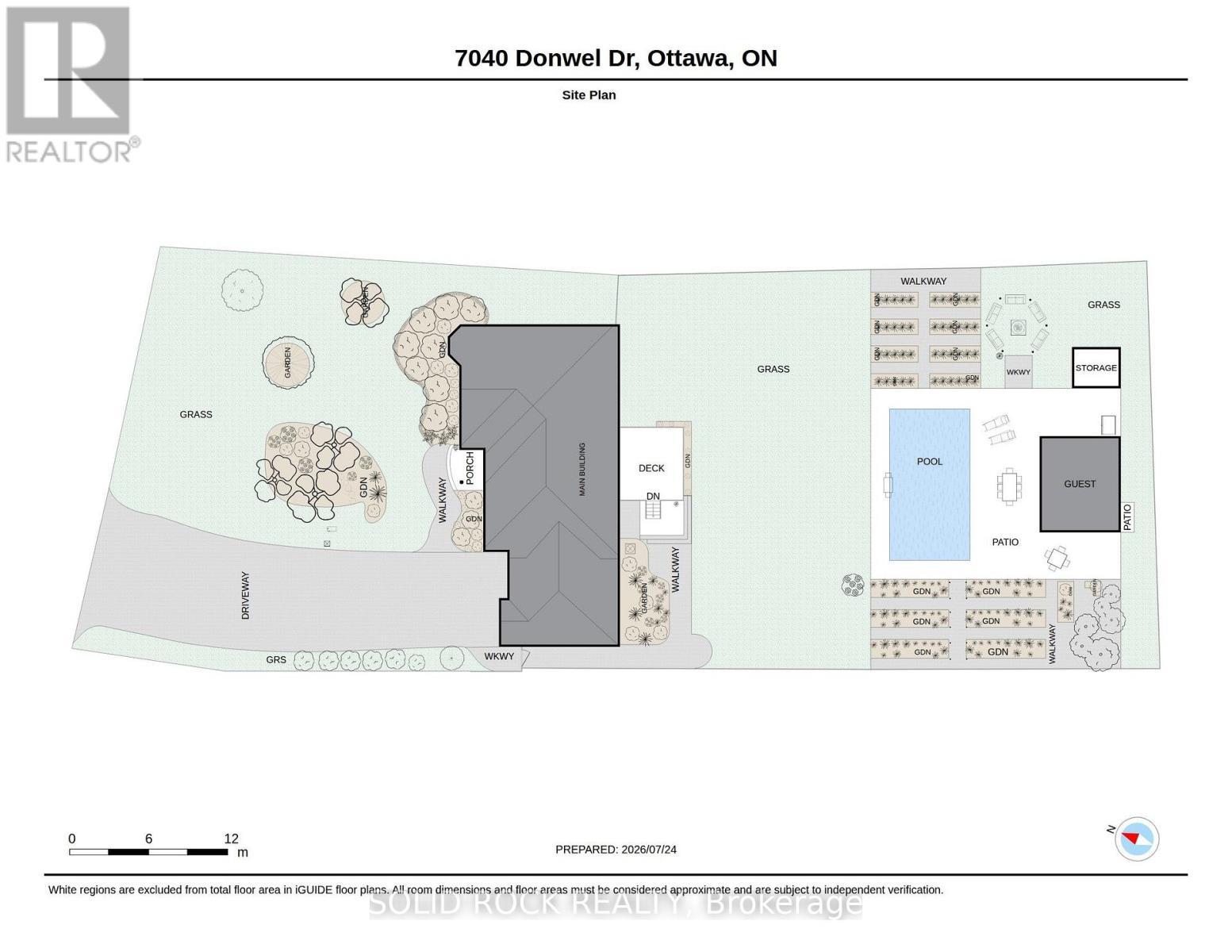 Site Plan - 7040 Donwel Drive, Ottawa, ON