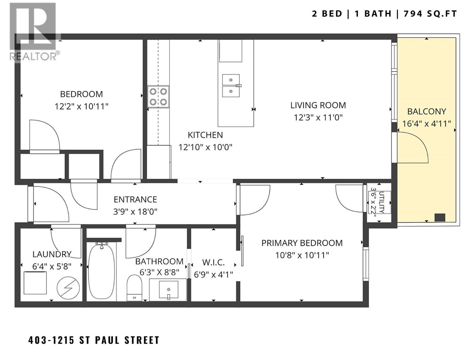 1215 St. Paul Street Unit# 403, Kelowna, BC
