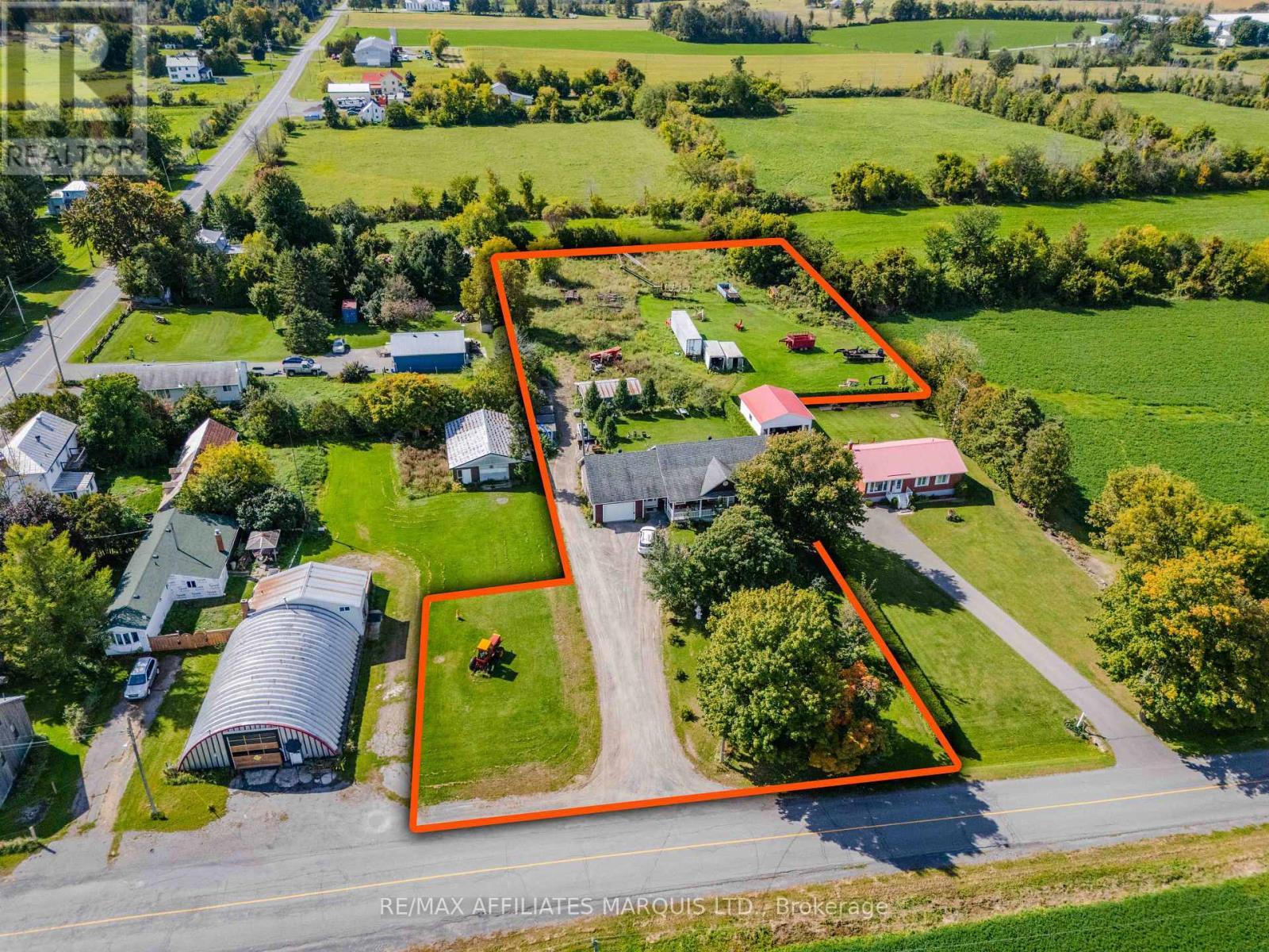 Lot Lines Approximate Only - 2448 Old Military Road, North Glengarry, ON