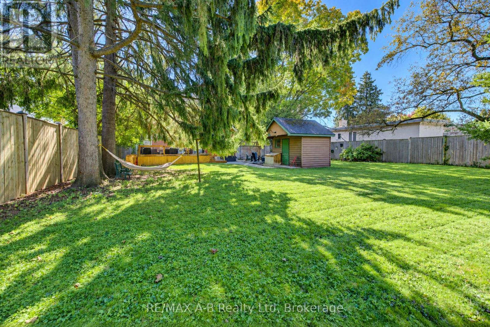 rear yard - 204 Delamere Avenue, Stratford, ON