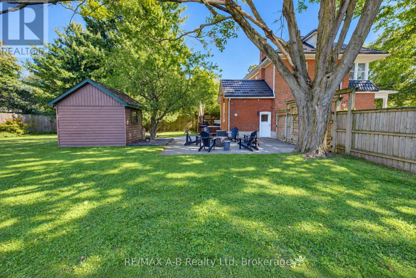 rear yard - 204 Delamere Avenue, Stratford, ON
