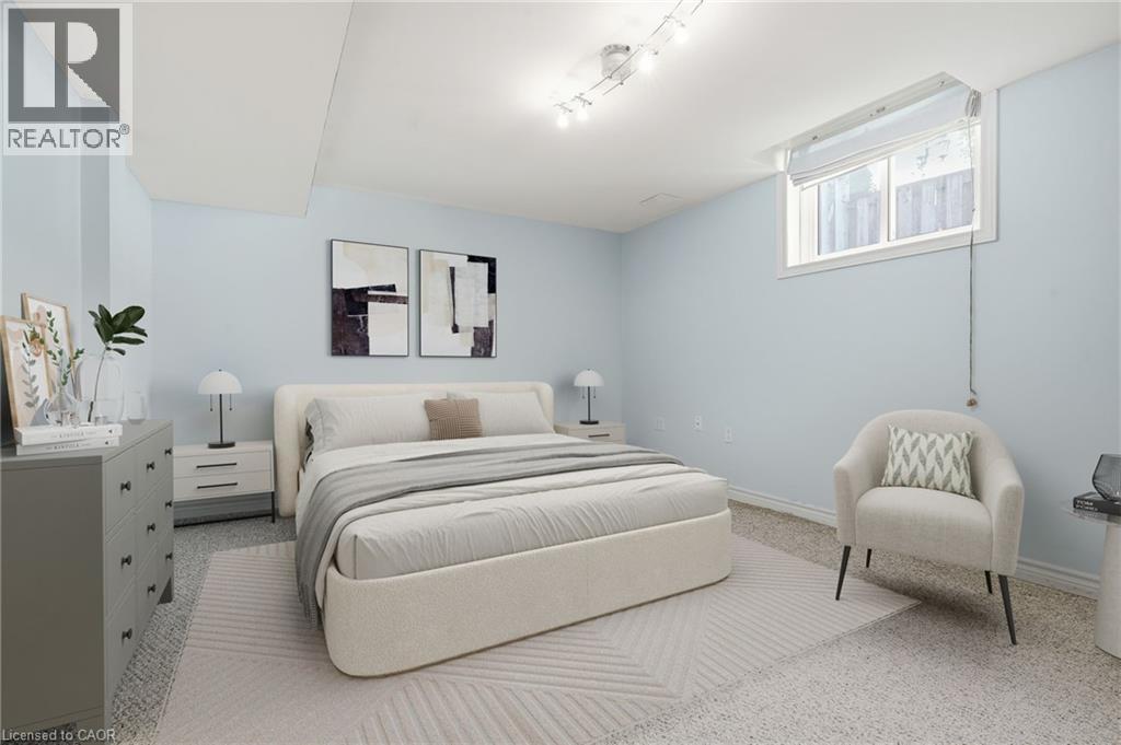 Bedroom 5 in Basement - Virtually enhanced. - 2381 Grand Oak Trail, Oakville, ON