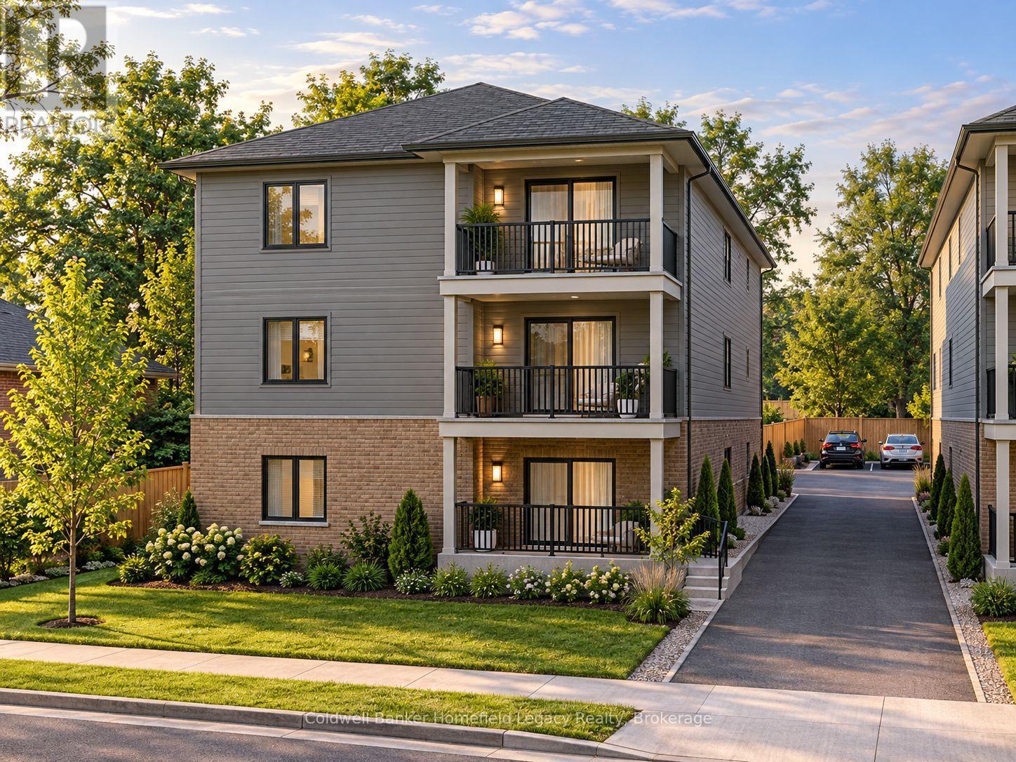 Rendering of approved 6plex - 315 Huron Street, Stratford, ON