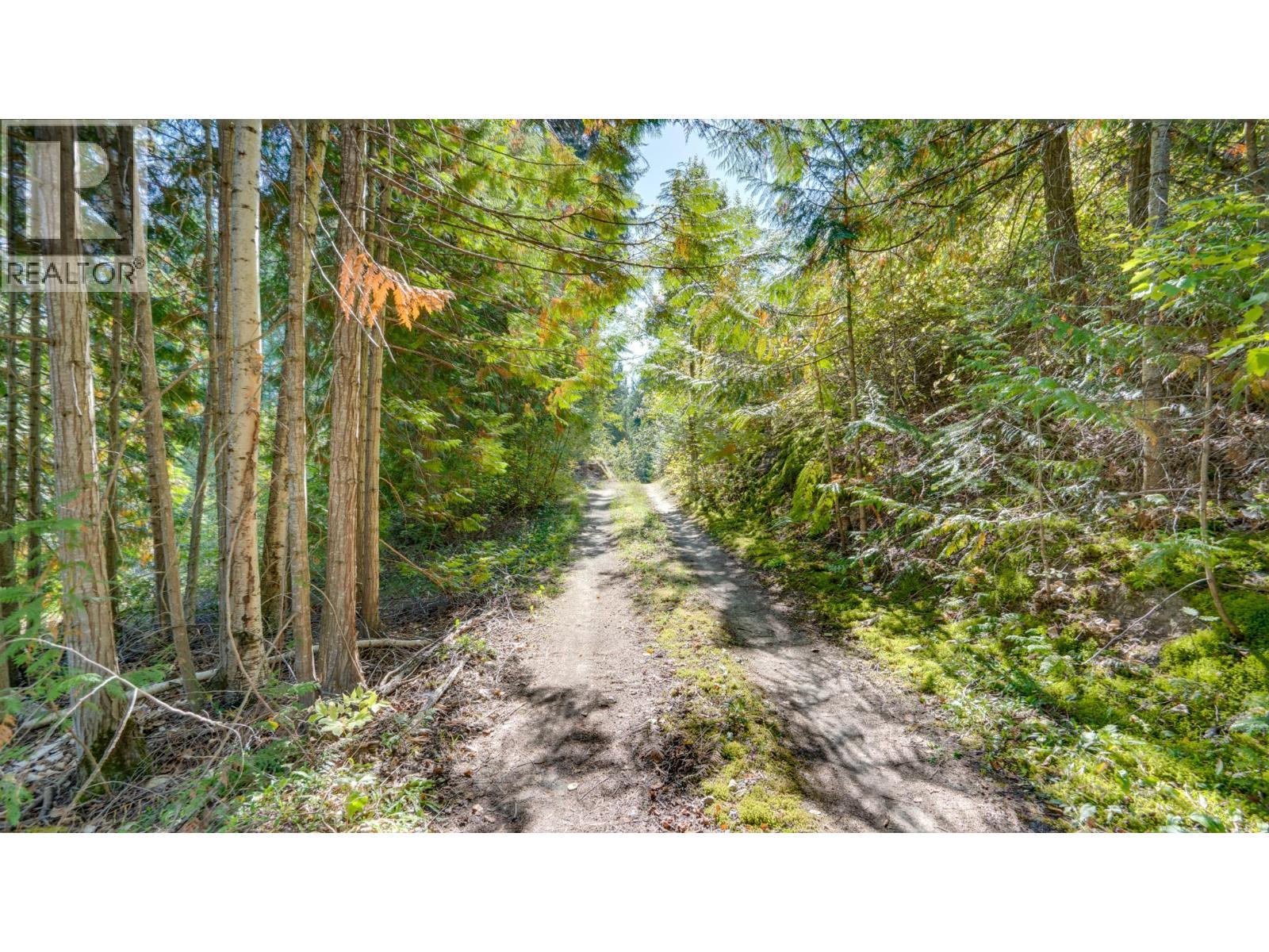 easement access behind property - 2452 Forest Drive, Blind Bay, BC