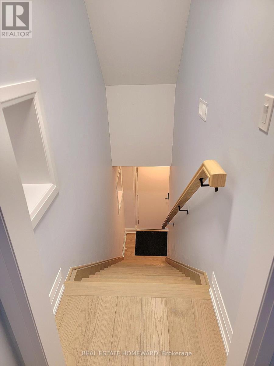 second/third floor unit stairs. - 434 Victoria Park Avenue, Toronto, ON