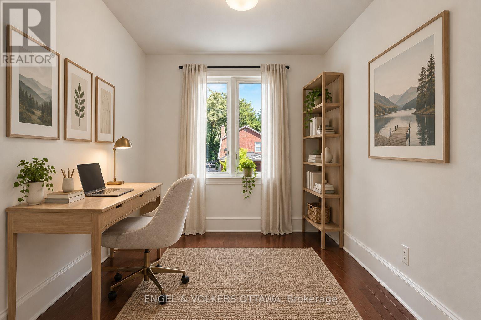 Virtually staged den - 38 Rockcliffe Way, Ottawa, ON