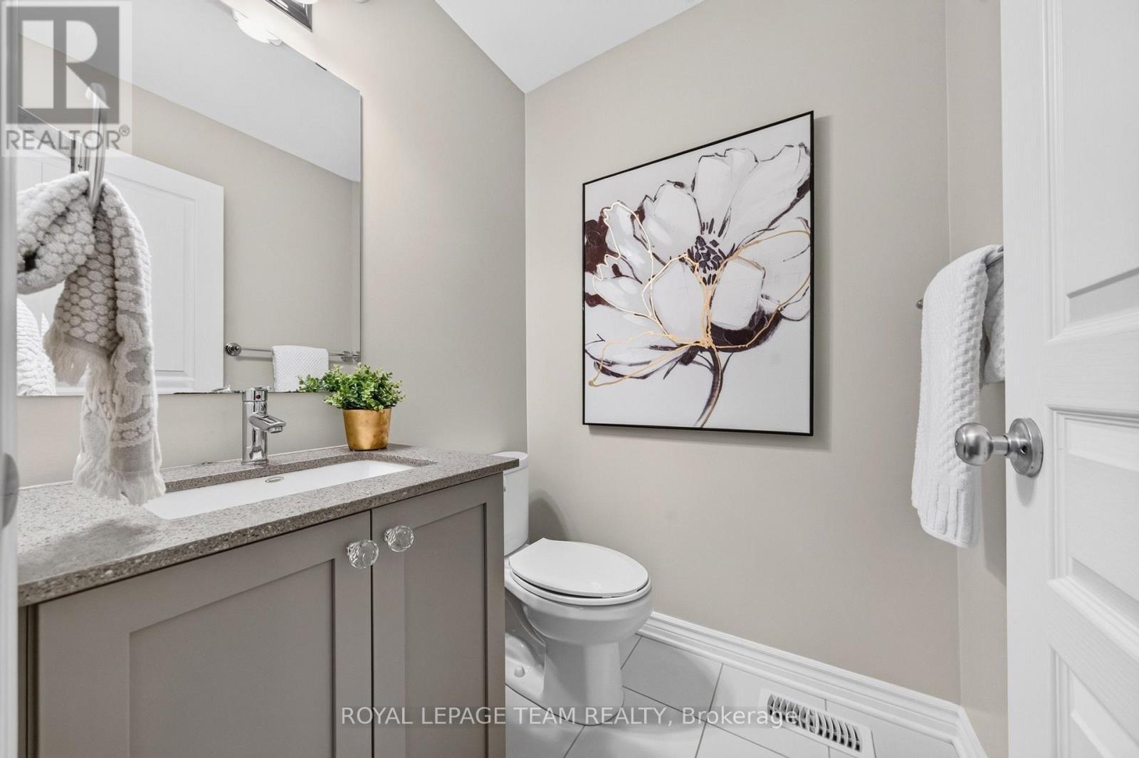 2nd floor powder room - 246 Leather Leaf Terrace, Ottawa, ON