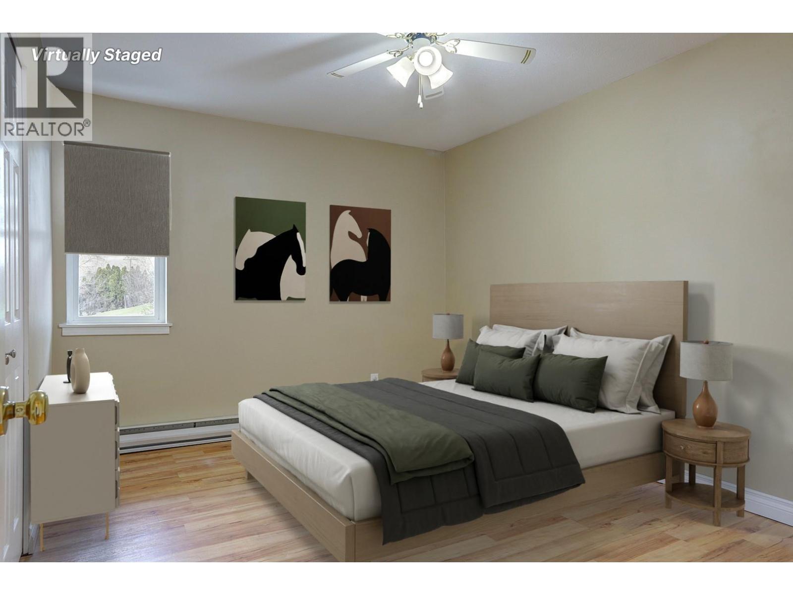 Virtually Staged Primary Bedroom - 505 Browne Road Unit# 103, Vernon, BC