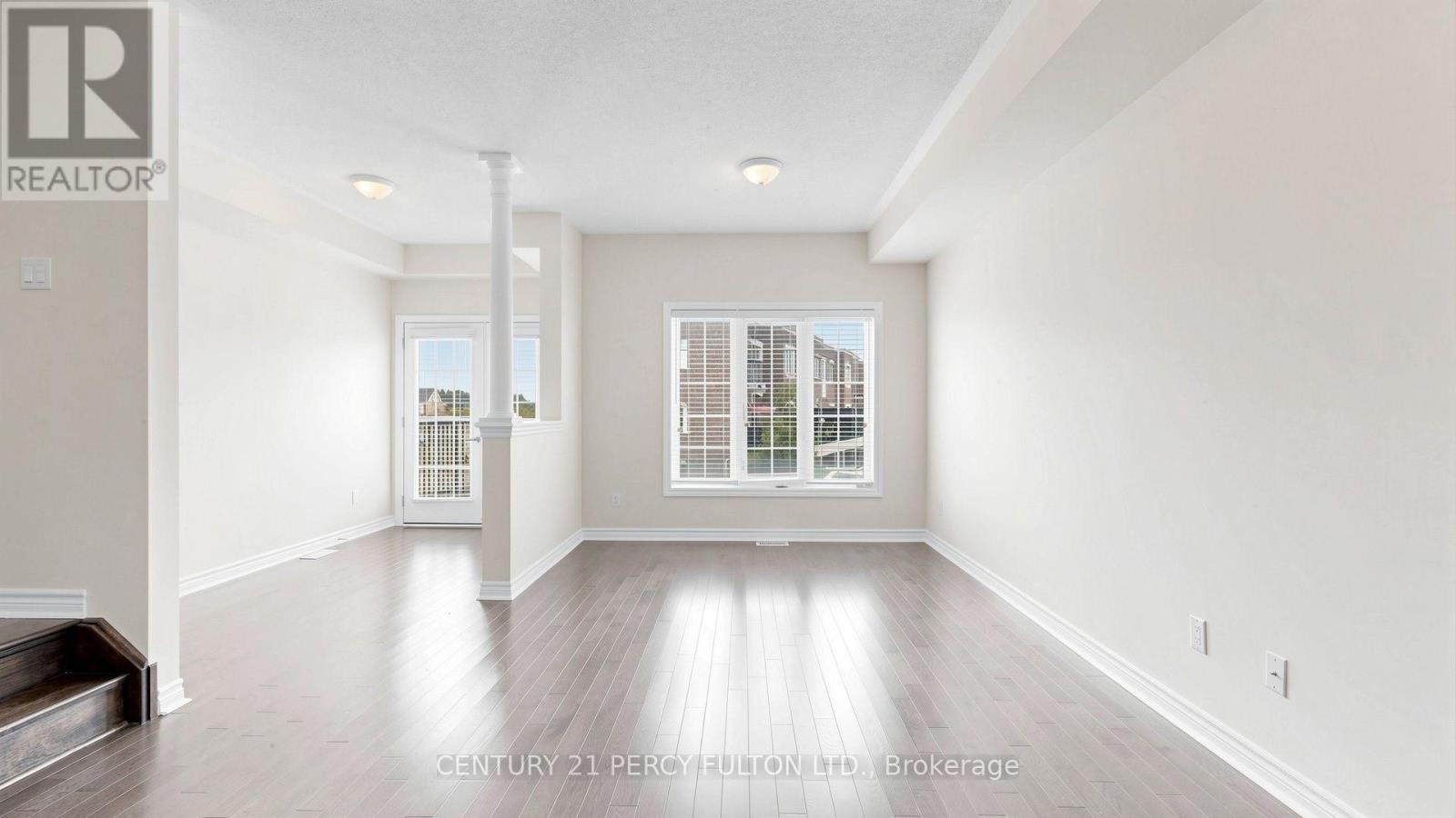 Living/Dining With Extension Leading to Terrace - 64 Ferris Square, Clarington, ON