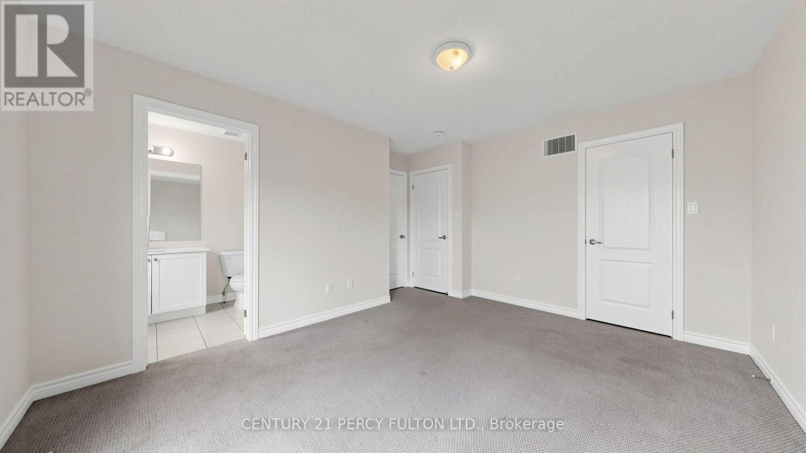 Primary Bedroom with Ensuite + His/Hers Closets - 64 Ferris Square, Clarington, ON