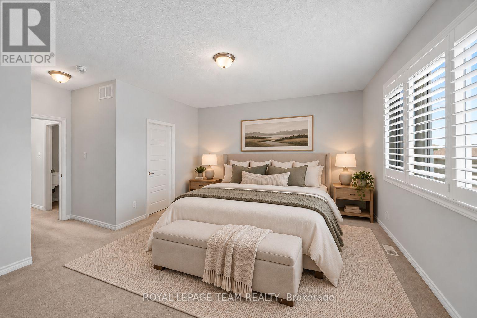 Virtually Staged - Primary Bedroom - 32 Escallonia Court, Ottawa, ON