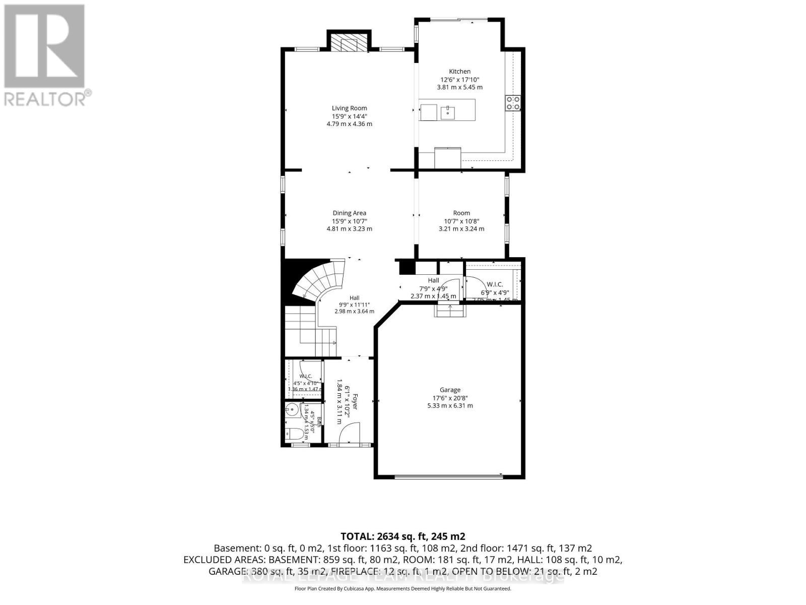 Main Level Floor Plan - 32 Escallonia Court, Ottawa, ON