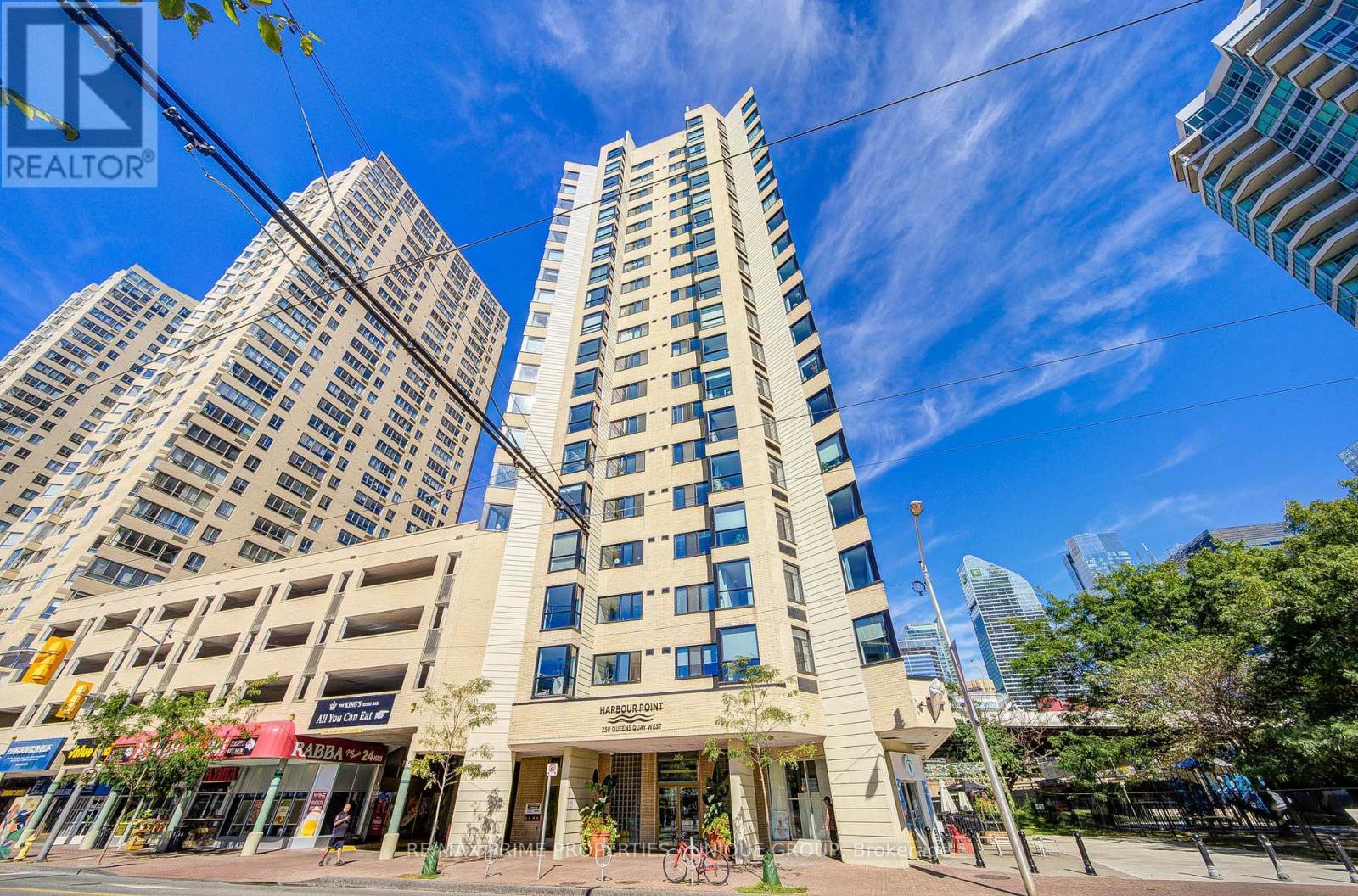 Building view from across street. - 301 - 250 Queens Quay W, Toronto, ON