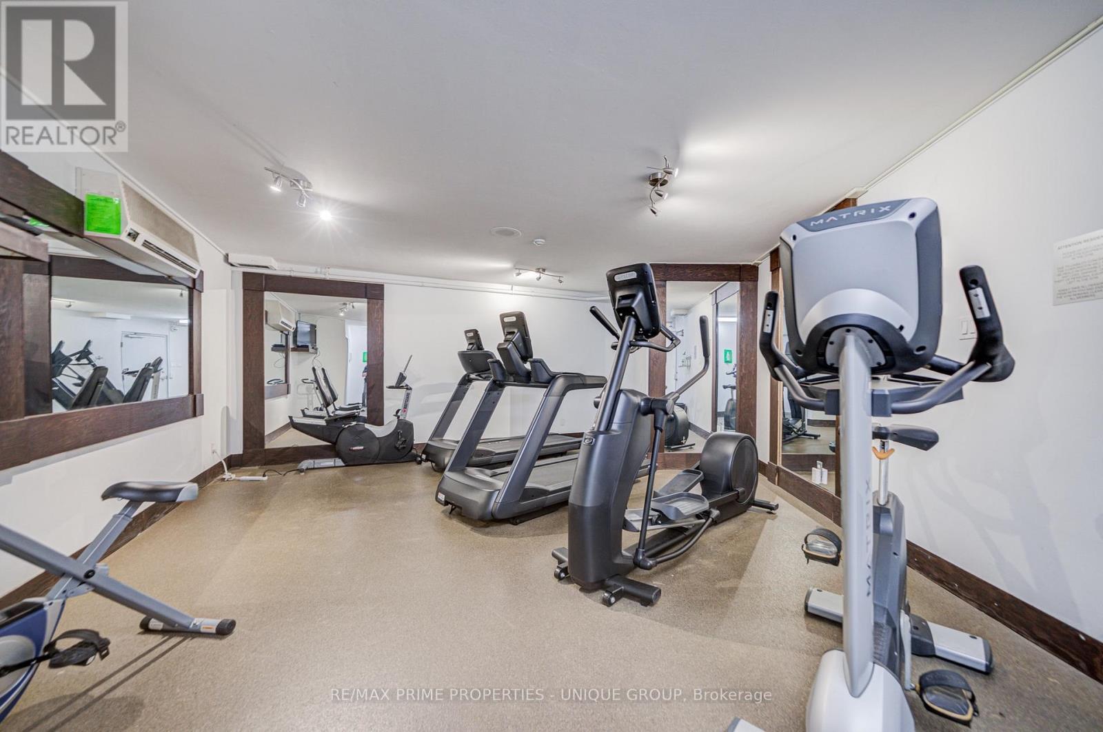 Gym with cardio machines. - 301 - 250 Queens Quay W, Toronto, ON