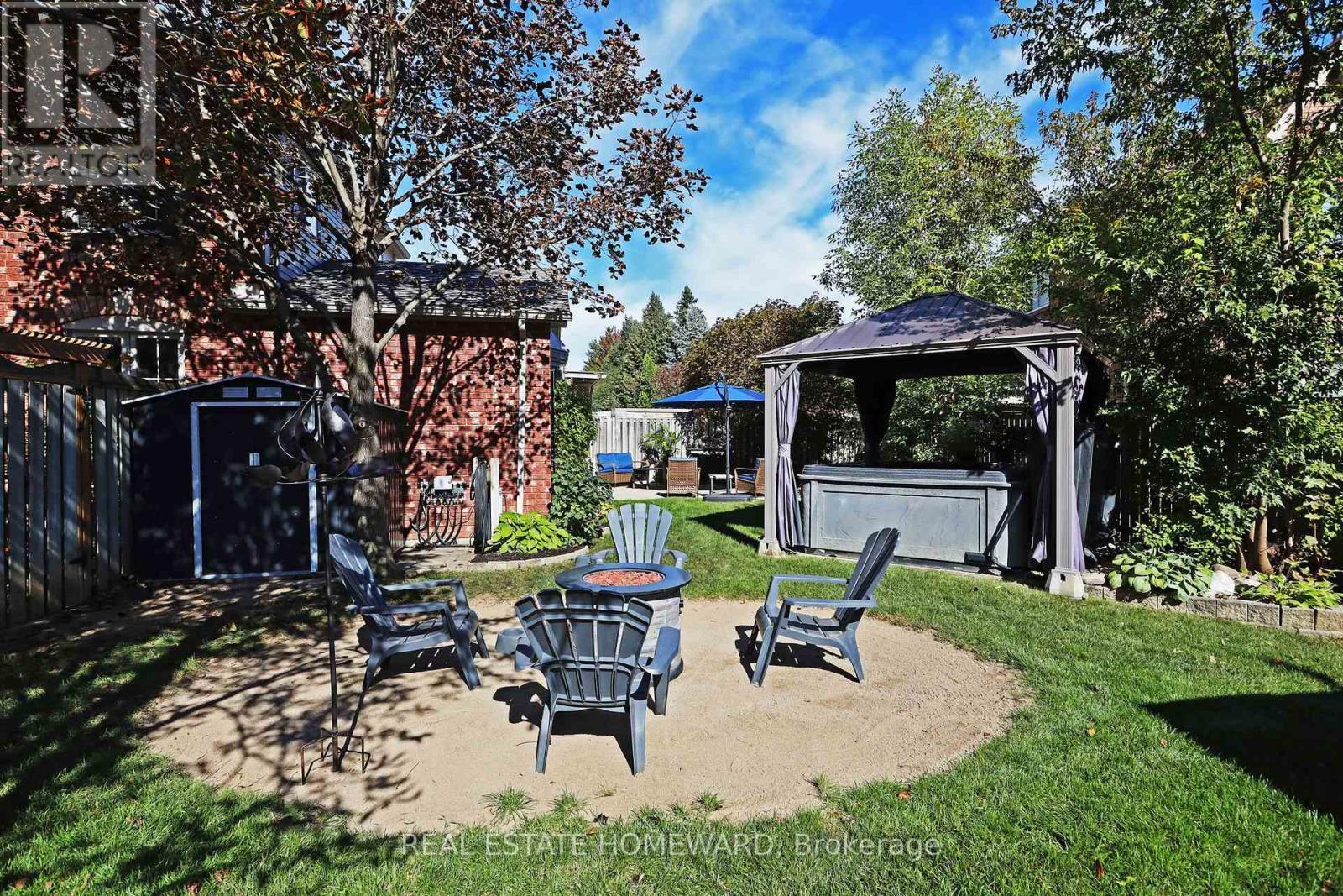 Large Backyard - 3332 Forrestdale Circle, Mississauga, ON
