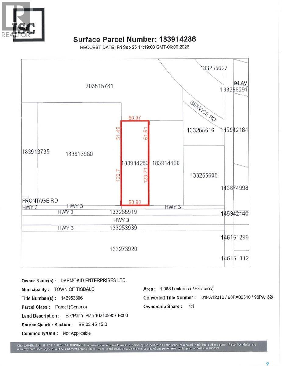 709 93Rd Avenue, Tisdale, SK