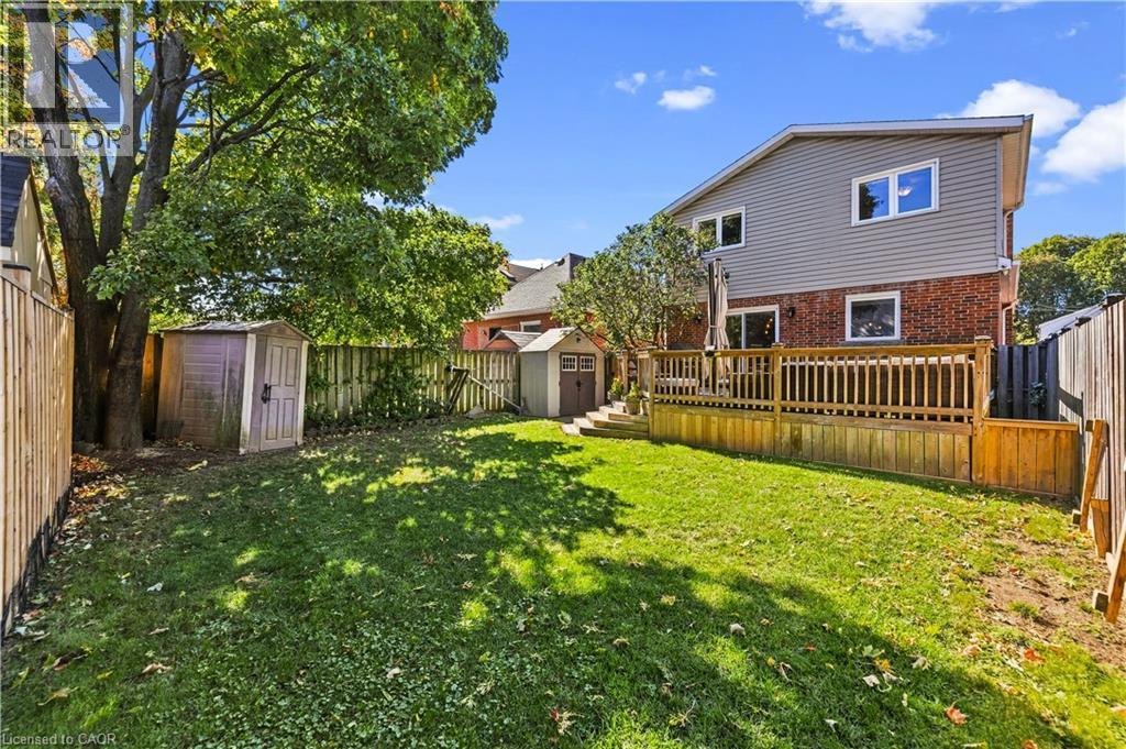 Two storage sheds in backyard - 58 Uplands Avenue, Hamilton, ON