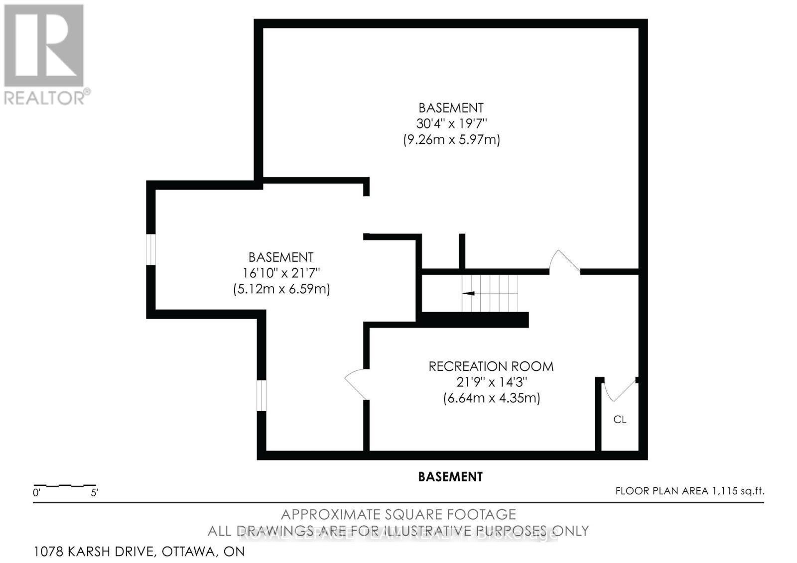 Basement - 1078 Karsh Drive, Ottawa, ON