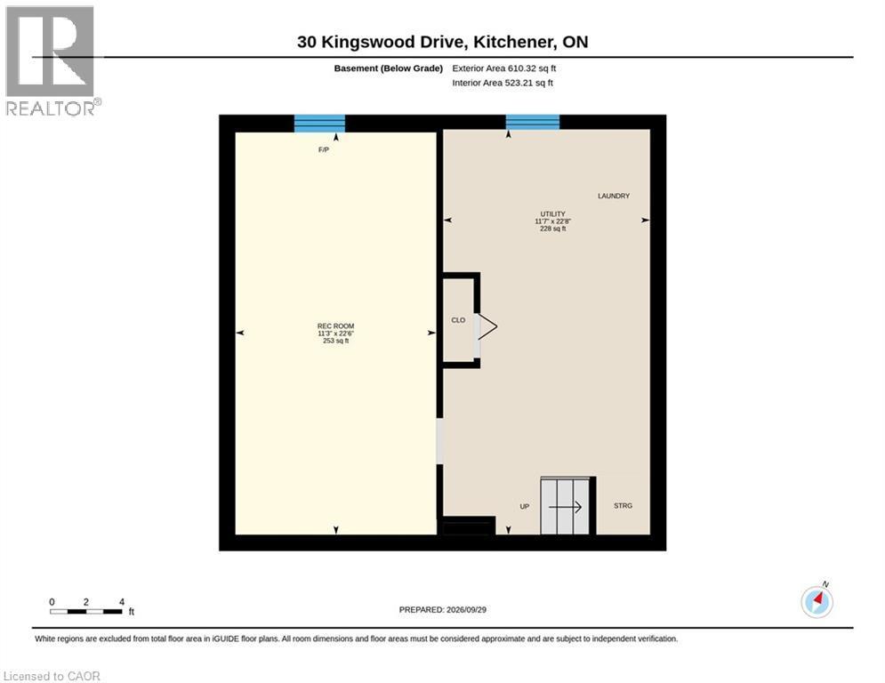 Basement - 30 Kingswood Drive, Kitchener, ON