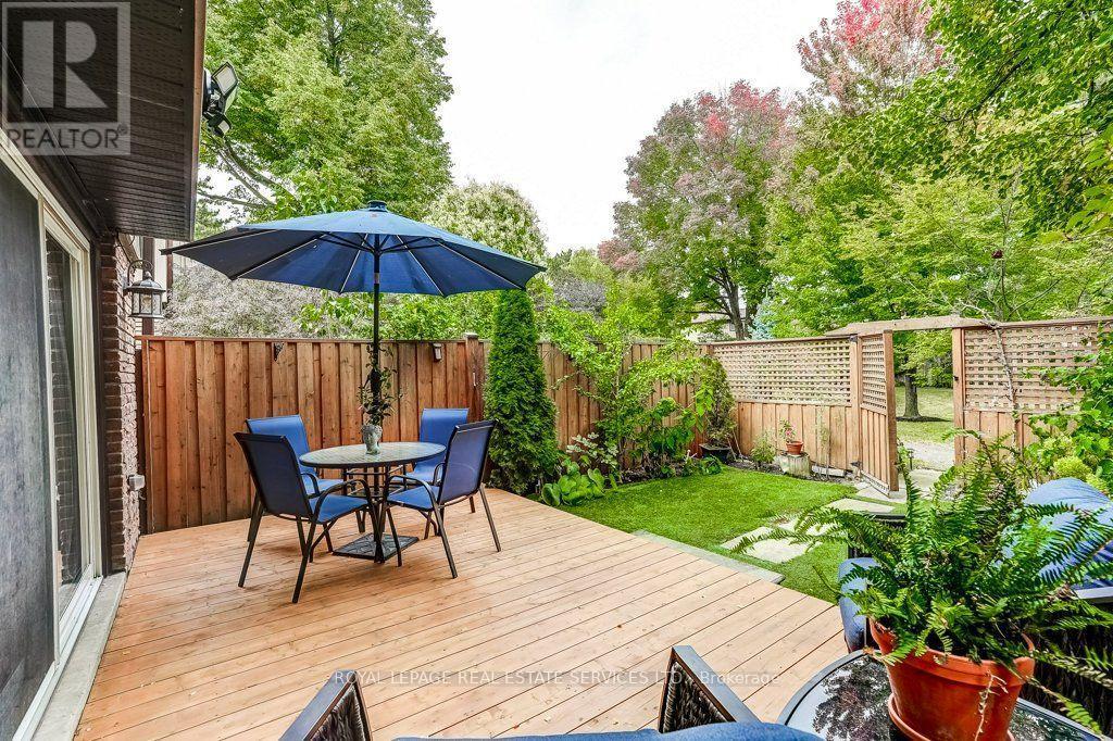Private backyard. - 1770 Hyde Mill Crescent, Mississauga, ON