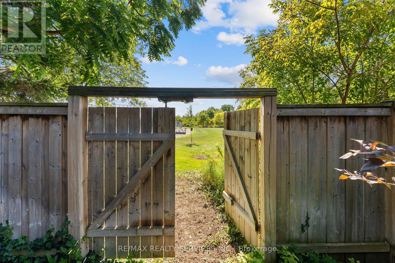 Park access from property - 22 Oldham Crescent, Brampton, ON