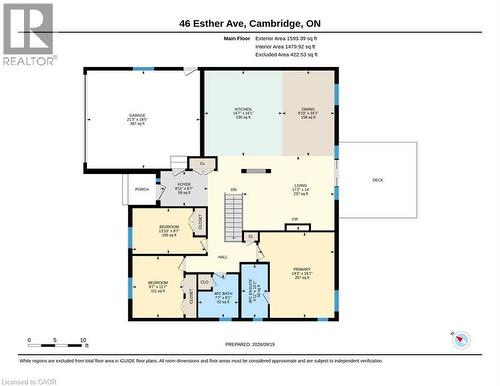 Floor plan - 46 Esther Avenue, Cambridge, ON 