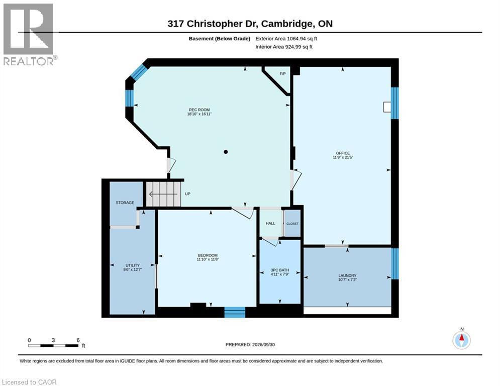 Floor plan - 317 Christopher Drive, Cambridge, ON