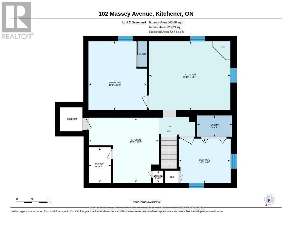 Floor plan unit 2 - 102 Massey Avenue, Kitchener, ON