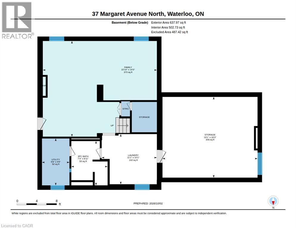 Floor plan - 37 Margaret Avenue N, Waterloo, ON
