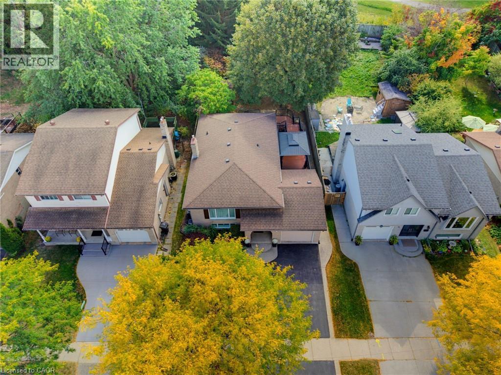 Aerial view of home - 77 Yellow Birch Drive, Kitchener, ON